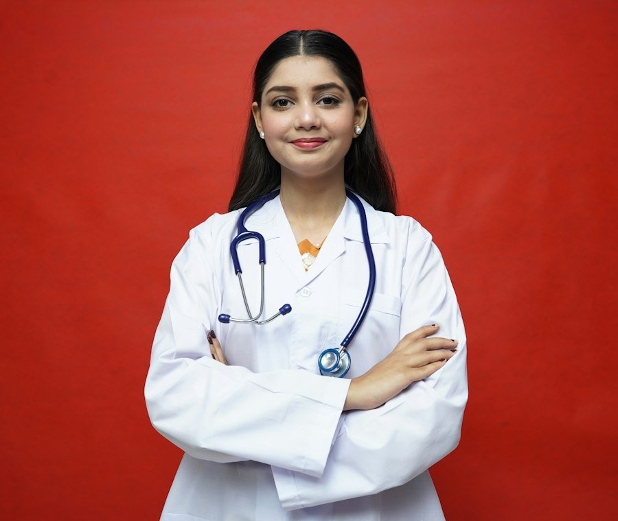 Placeholder photo of a doctor